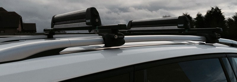 types-roof-rails roof bars with a gap