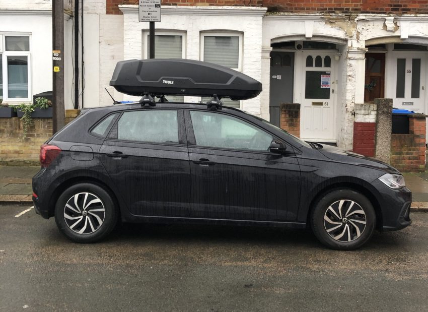 VW Polo Thule XT Medium Roofbox